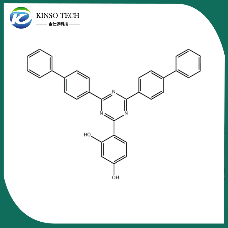 2- (2,4-diidrossifenil) -4,6-bis (4-bifenylyl) -1,3,5-triazina CAS 182918-16-7
