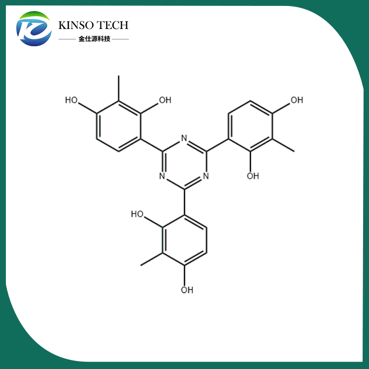 2,4,6-Tris (2,4-diidrossi-3-metilfenil) -1,3,5-triazina CAS 434942-20-8