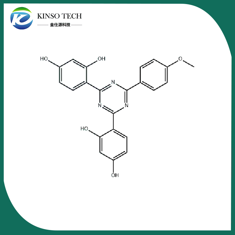 2- (4-metossifenil) 4,6-bis- (2,4-diidrossifenil) -1,3,5-triazina CAS 1440-00-2